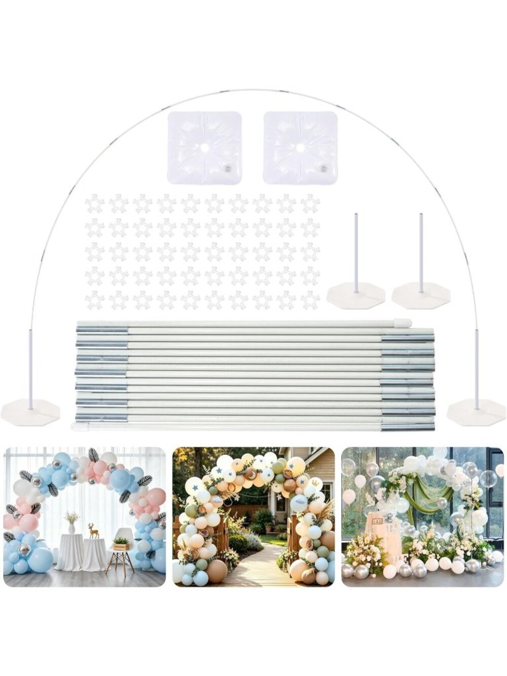 New New Upgrades Balloon Arch Kit,9FT Height